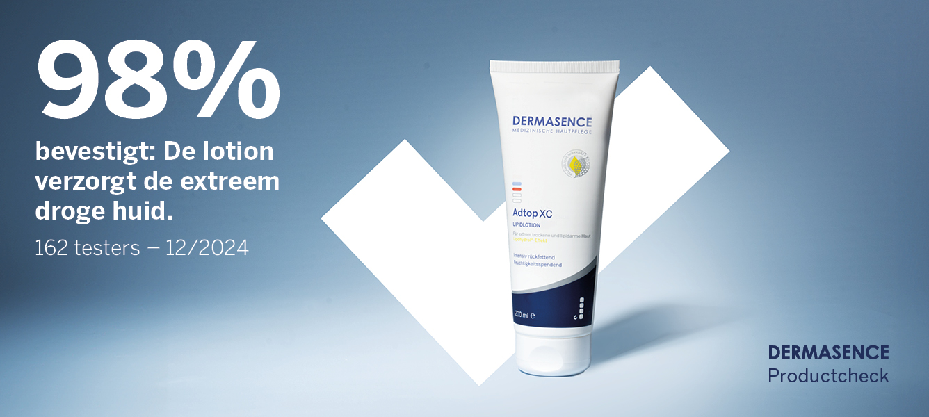98% bevestigt: de lotion verzorgt de extreem droge huid