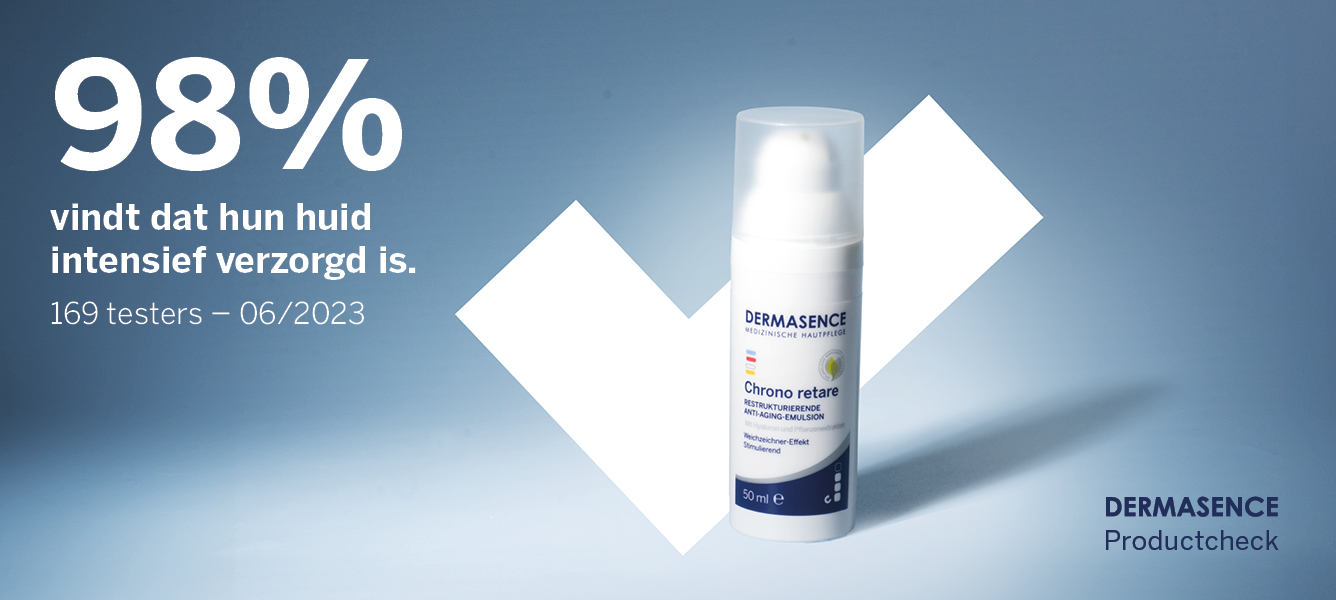 Resultaat: 98% vindt dat hun huid intensief verzorgd is