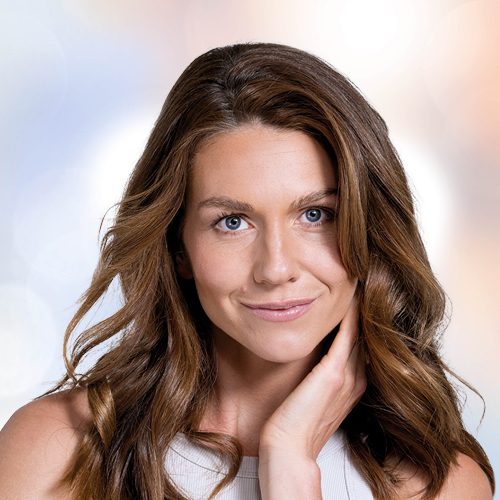 Donna dalla pelle giovane.