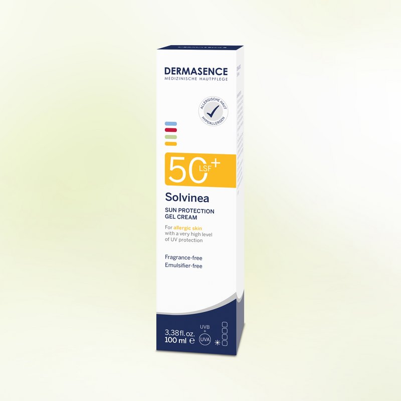 DERMASENCE Solvinea sun protection gel cream SPF 50+