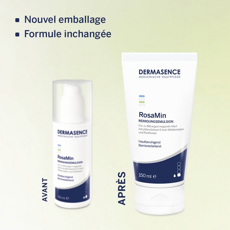 Comparaison des emballages (ancien et nouveau)