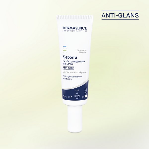 DERMASENCE Seborra Tinted day cream with SPF 50, 30 ml