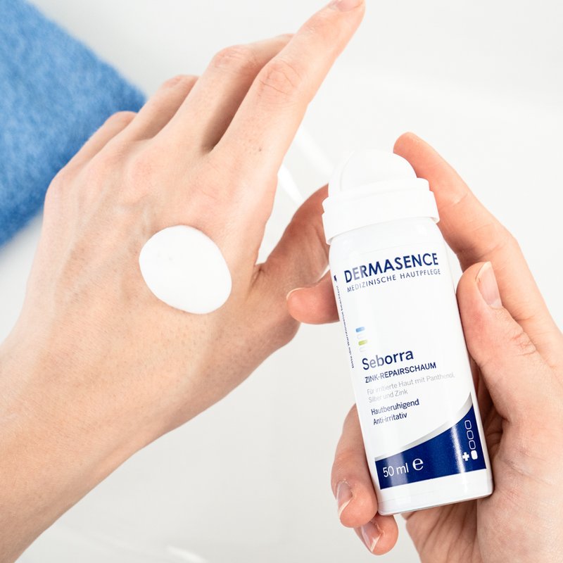 DERMASENCE Seborra Zinc repair foam