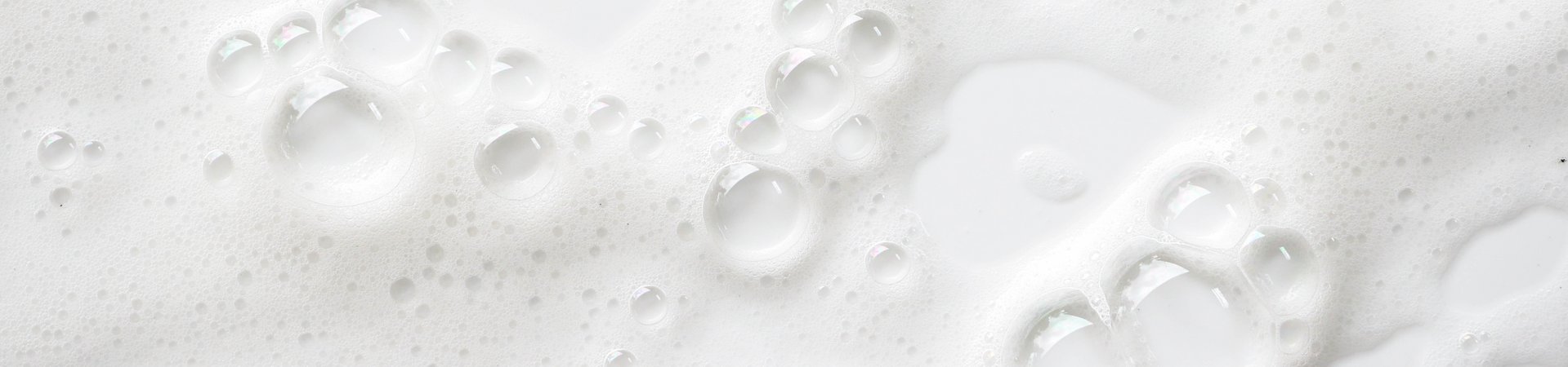 White foam on a white background