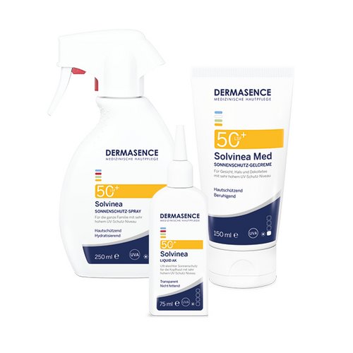 DERMASENCE Solvinea products