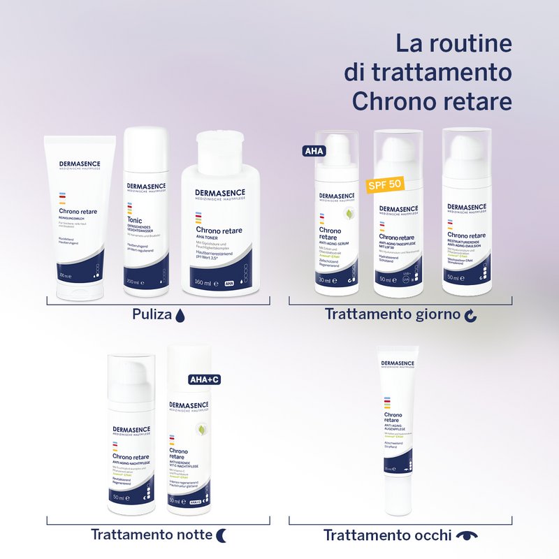 La routine di trattamento Chrono retare