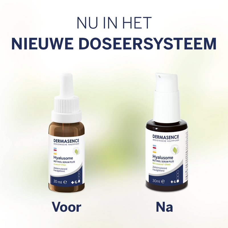 Vergelijking van verpakkingen (nieuw en oud)