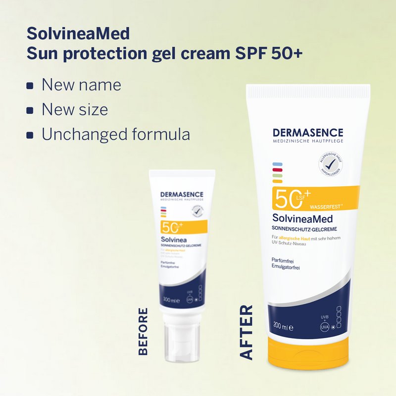 Comparison of packaging (old and new)