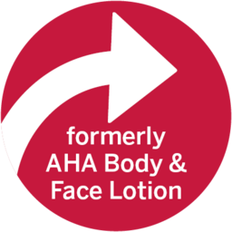 Button: formerly "AHA Body & Face Lotion"