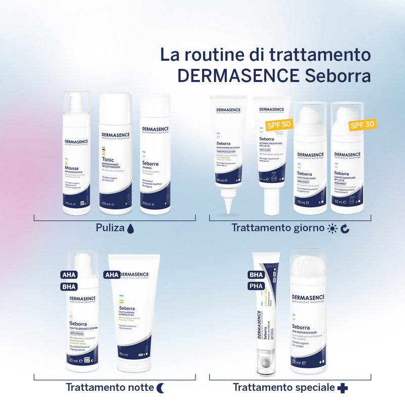 La routine di trattamento Seborra