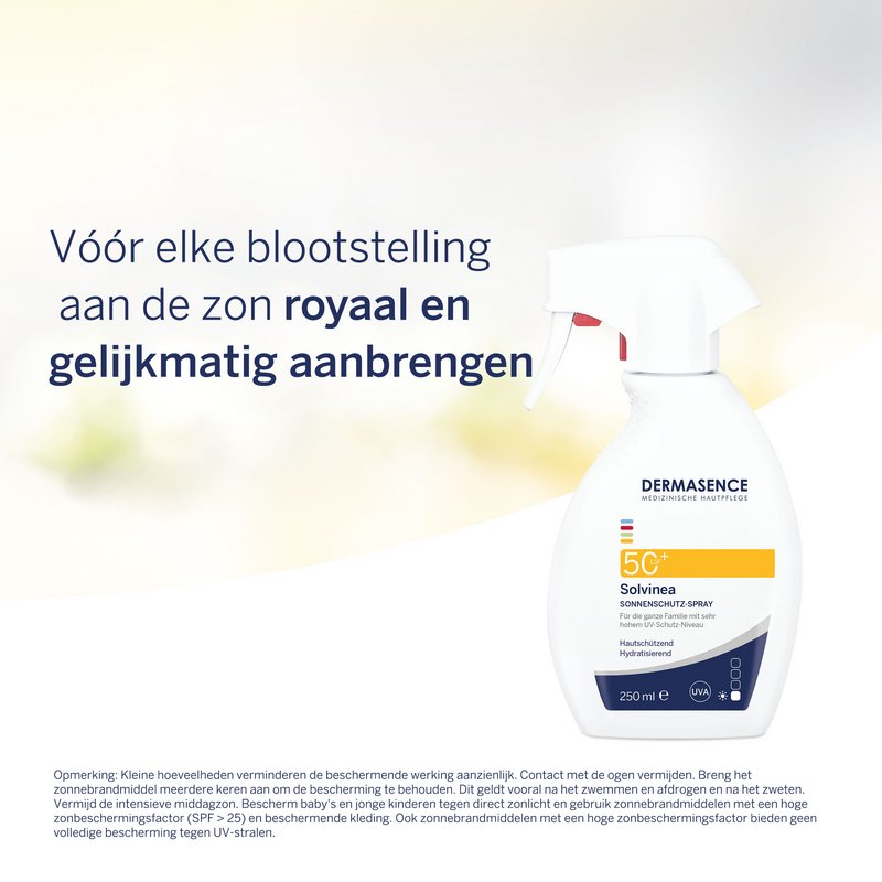 Afbeelding en beschrijving van heet product Solvinea Spray SPF 50+