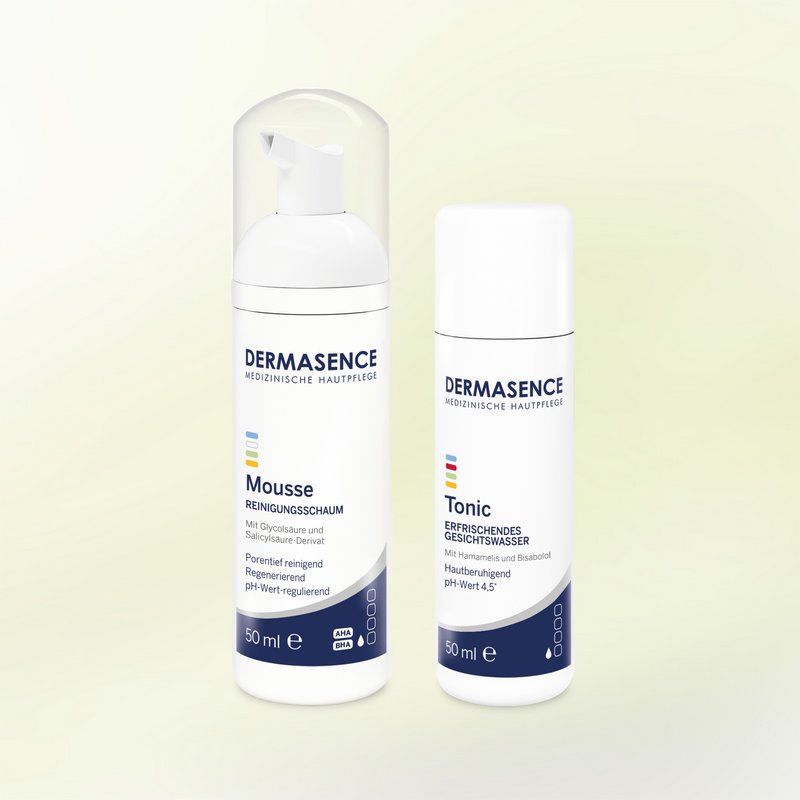 DERMASENCE Travel kit: Mousse + Tonic