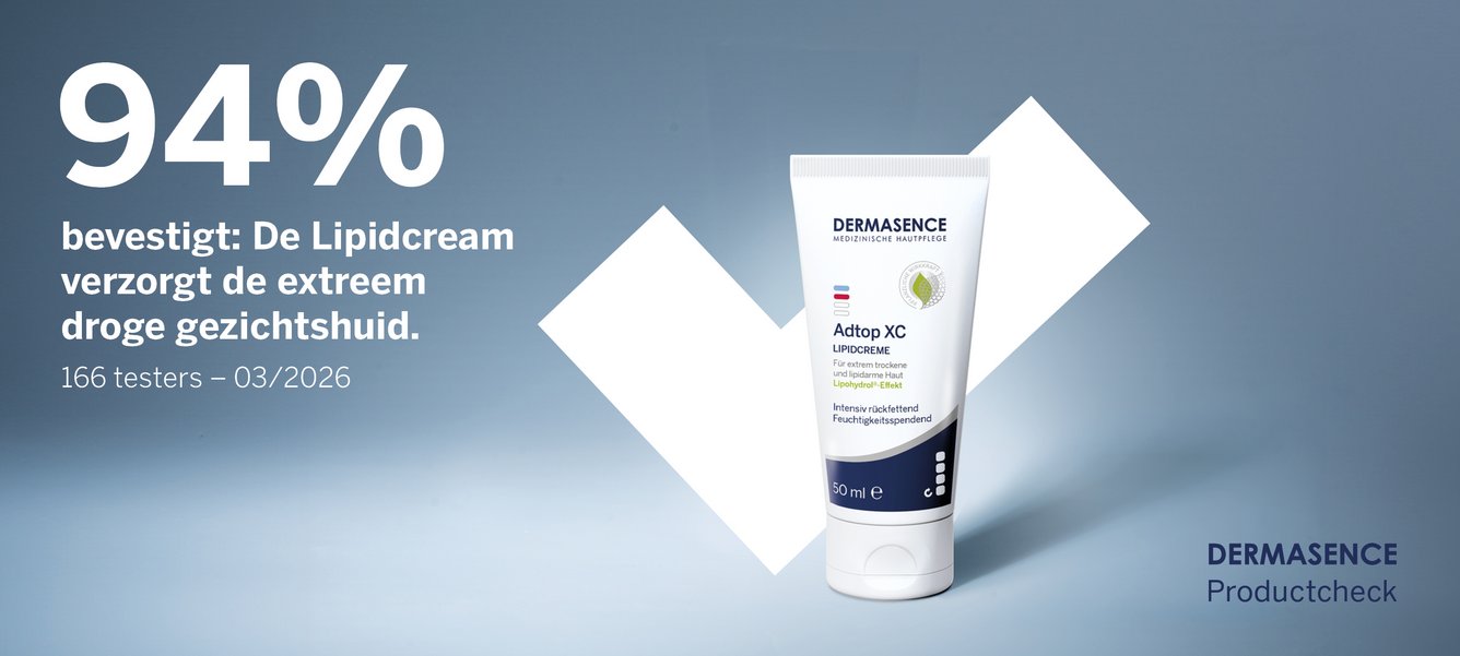 Resultaat van de Adtop XC Lipidcream DERMASENCE productcheck