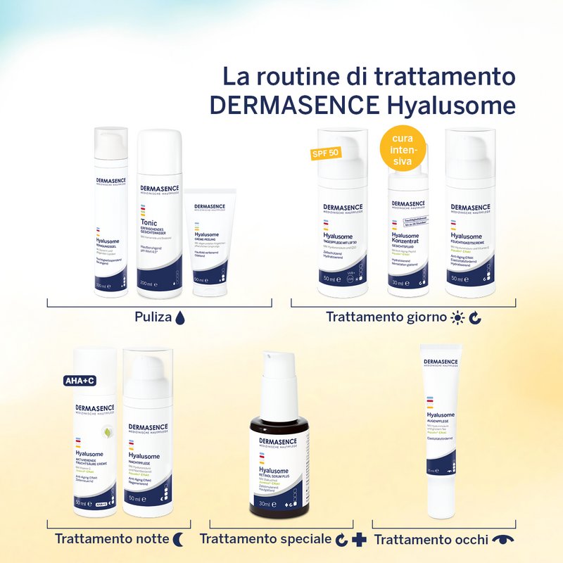 La routine di trattamento Hyalsuome