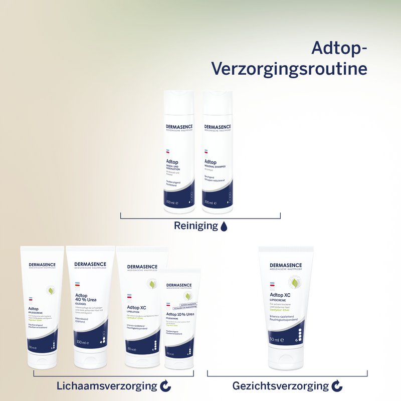 Adtop-Verzorgingsroutine