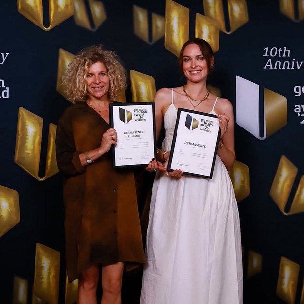 Dubbele onderscheiding voor DERMASENCE tijdens de German Brand Award 2026