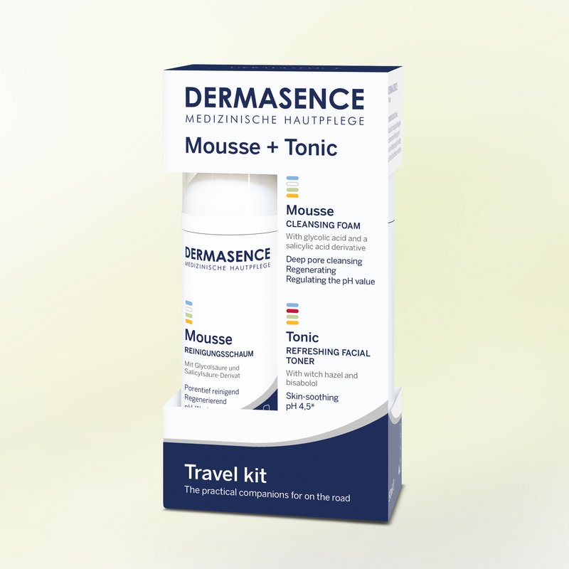 DERMASENCE Travel kit: Mousse + Tonic