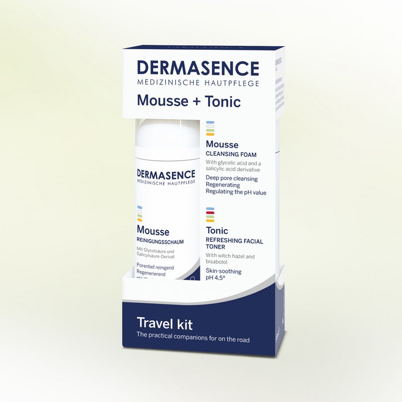DERMASENCE Travel kit: Mousse + Tonic