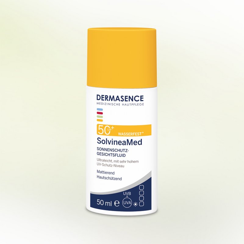 DERMASENCE SolvineaMed Sun protection facial fluid SPF 50+, 50 ml